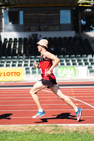 Nils Huhtakangas (LG Osnabrueck) ueber 5000m am 03.07.2022 waehrend den NLV+BLV Leichtathletik-Landesmeisterschaften im Jahnstadion in Goettingen (Tag 2)